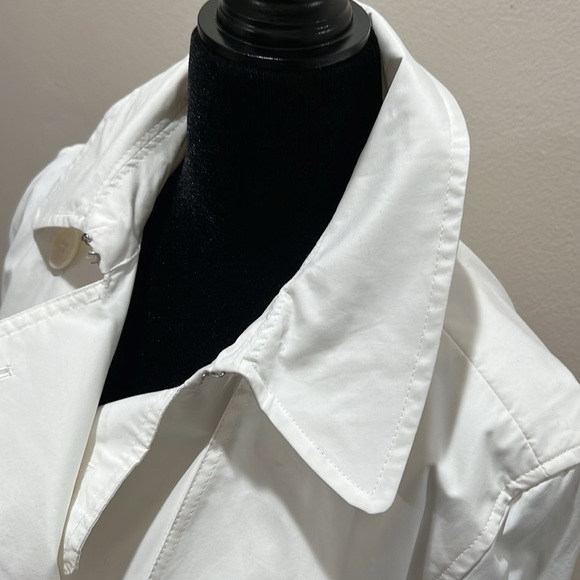 Lauren Ralph Lauren White Double-Breasted Lightweight Jacket/Blazer - Size Small - Picture 5 of 10